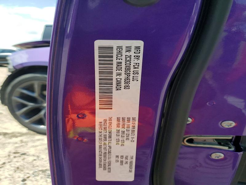 Продажа на аукционе авто 2023 Dodge Charger, vin: 2C3CDXBG8PH636163, номер лота: 56794856
