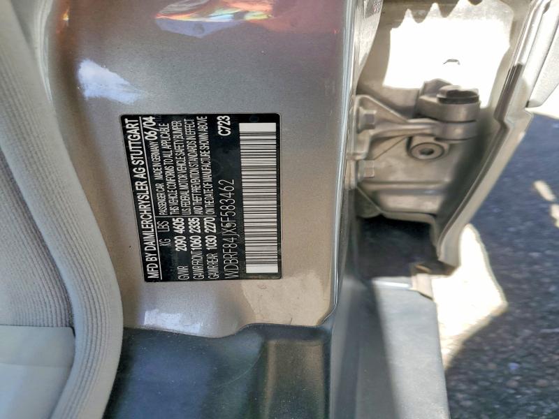 Продажа на аукционе авто 2005 Mercedes-benz C, vin: WDBRF84JX5F583462, номер лота: 57331336