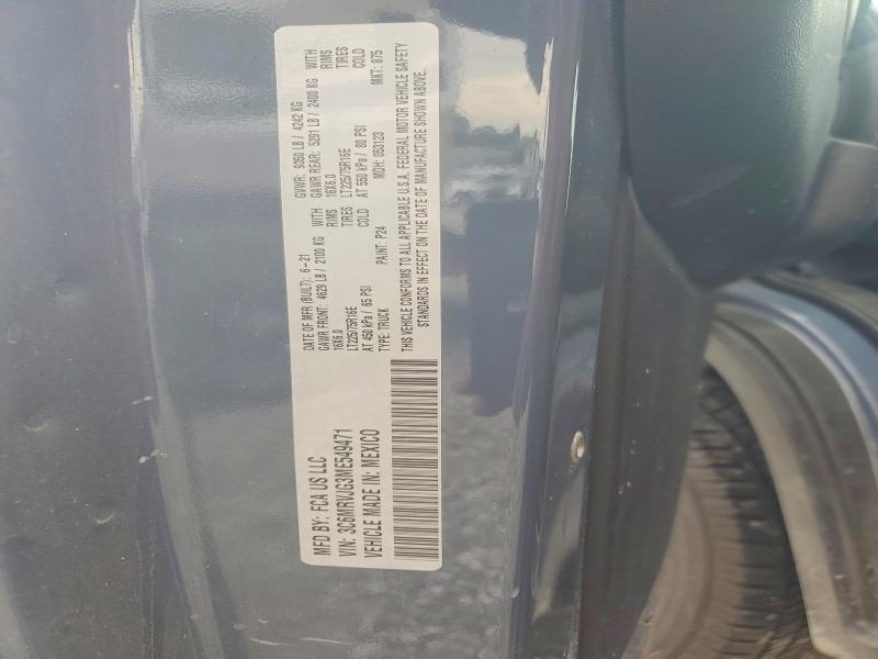 Aukcja sprzedaży 2021 Ram Promaster 3500, vin: 3C6MRVJG3ME549471, numer aukcji: 56148846