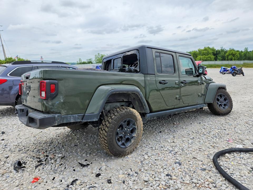 58753156 :رقم المزاد ، 1C6HJTAG6PL544838 vin ، 2023 Jeep Gladiator مزاد بيع