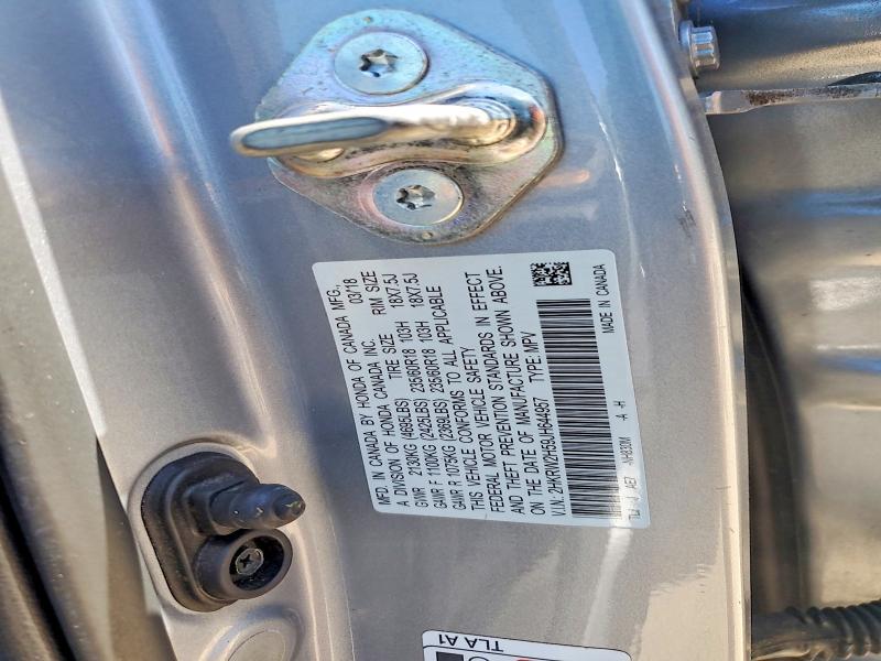 55856156 :رقم المزاد ، 2HKRW2H59JH644957 vin ، 2018 Honda Cr-v مزاد بيع