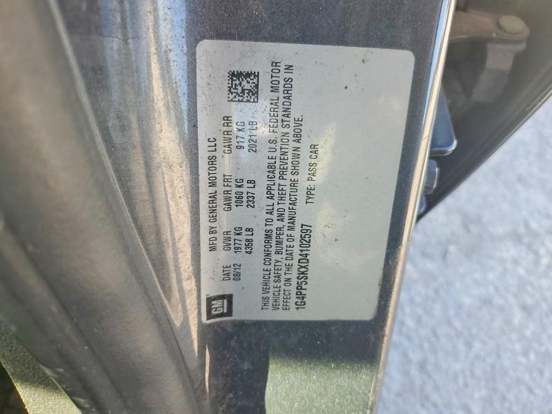 Aukcja sprzedaży 2013 Buick Verano, vin: 1G4PP5SKXD4102597, numer aukcji: 58112206