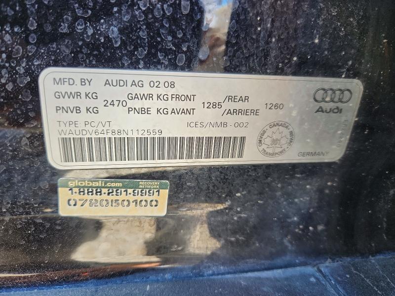 Продажа на аукционе авто 2008 Audi A6, vin: WAUDV64F88N112559, номер лота: 55908936