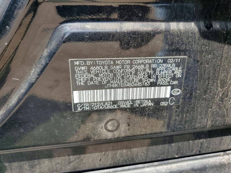 Продаж на аукціоні авто 2011 Lexus Es, vin: JTHBK1EG4B2445183, номер лоту: 59542146