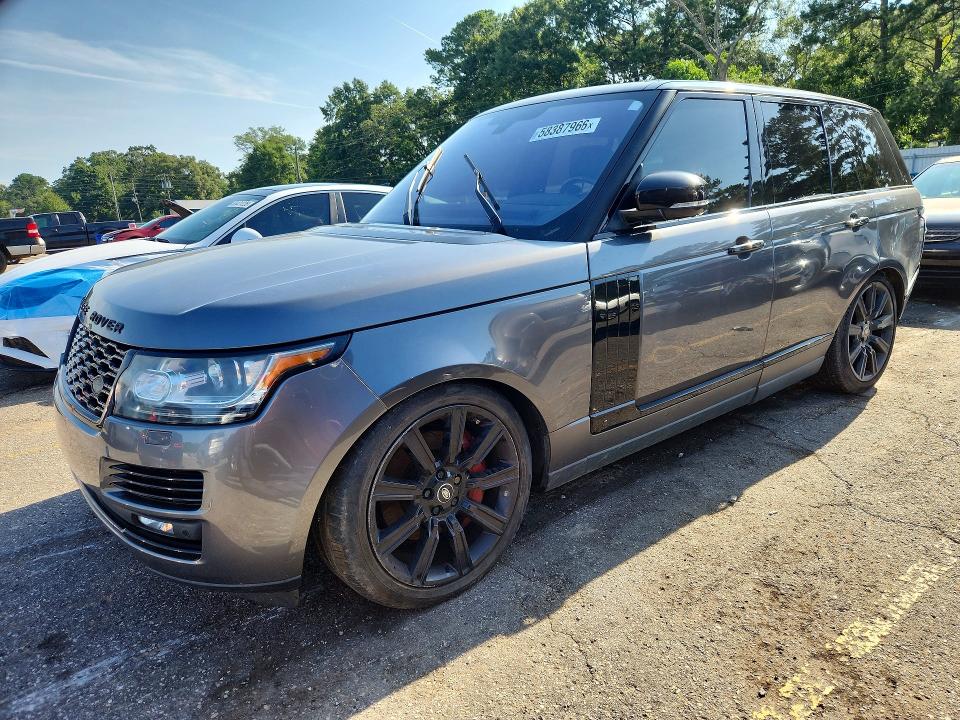 2016 Land Rover Range Rover მანქანა იყიდება აუქციონზე, vin: SALGS2EF9GA262078, აუქციონის ნომერი: 58387966