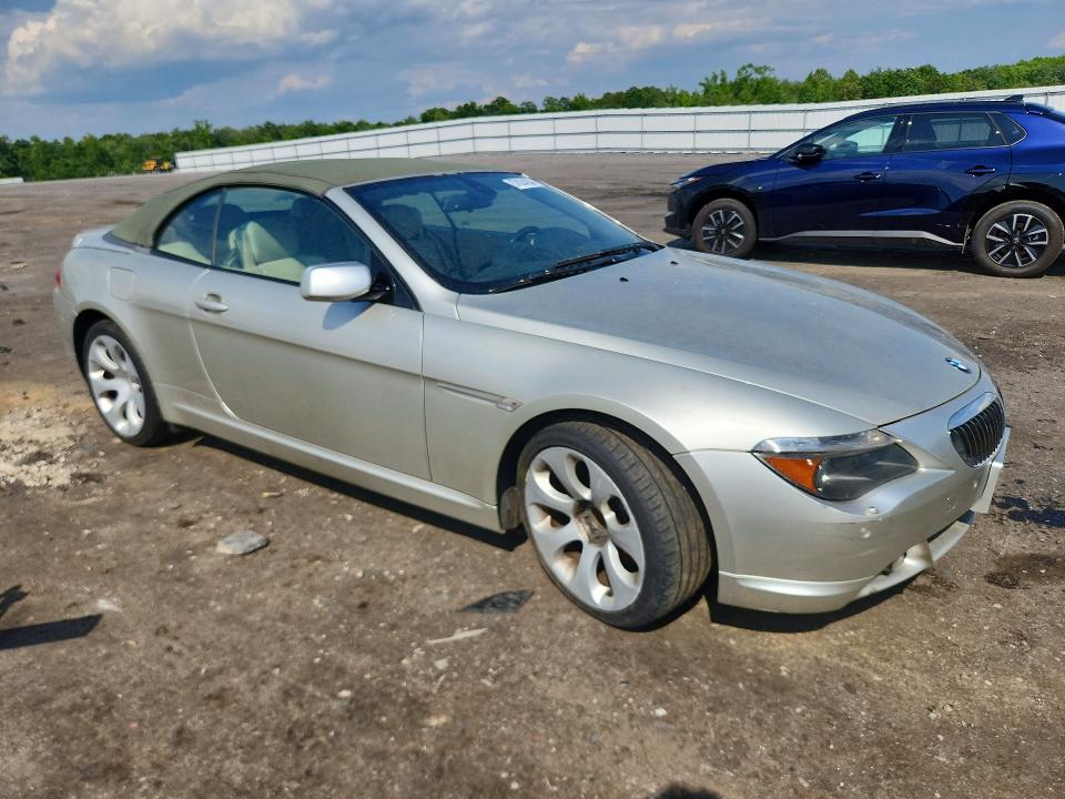 2006 Bmw 650 მანქანა იყიდება აუქციონზე, vin: WBAEK13406CN79029, აუქციონის ნომერი: 57824036