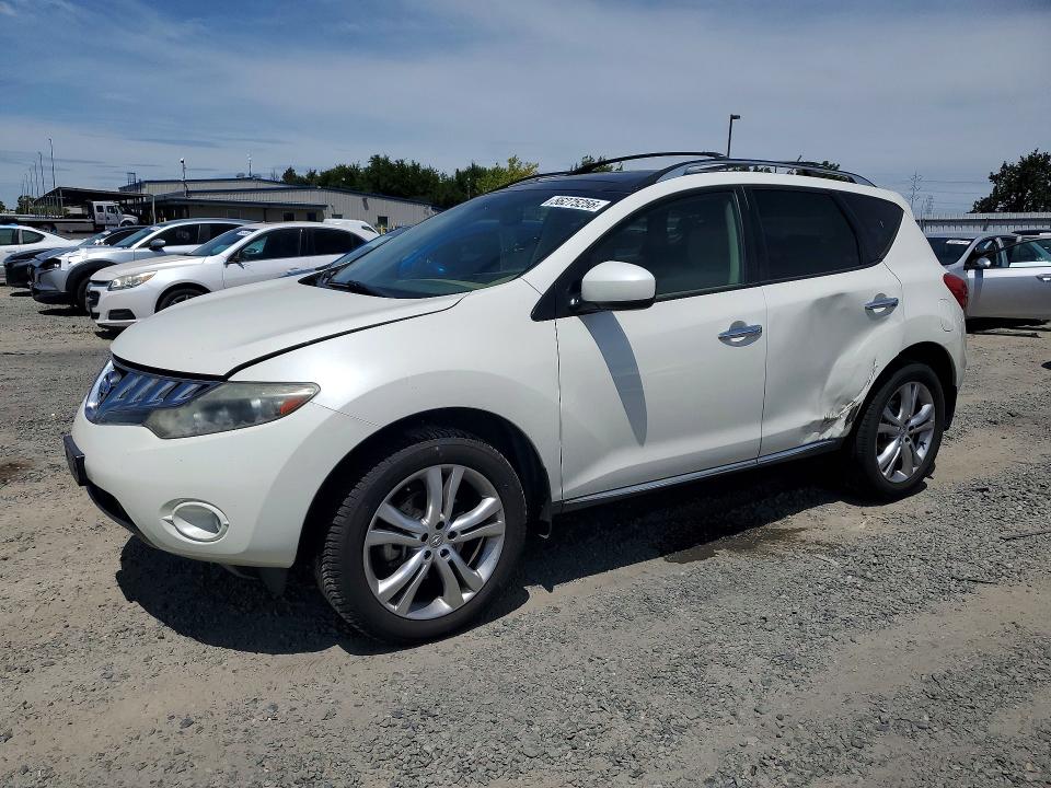 2010 Nissan Murano მანქანა იყიდება აუქციონზე, vin: JN8AZ1MW9AW140176, აუქციონის ნომერი: 56275256