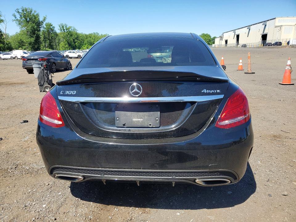 55845356 :رقم المزاد ، 55SWF4KB9HU186521 vin ، 2017 Mercedes-benz C مزاد بيع