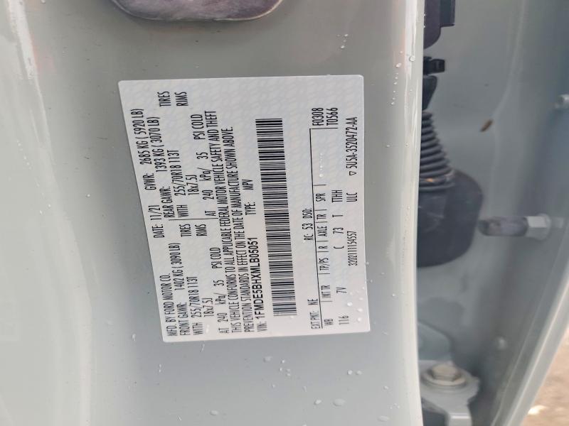 2021 Ford Bronco მანქანა იყიდება აუქციონზე, vin: 1FMDE5BHXMLB05051, აუქციონის ნომერი: 57239876
