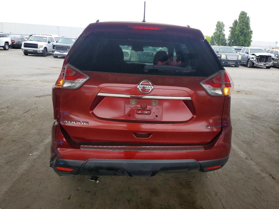 2016 Nissan Rogue მანქანა იყიდება აუქციონზე, vin: KNMAT2MT9GP630807, აუქციონის ნომერი: 58320396