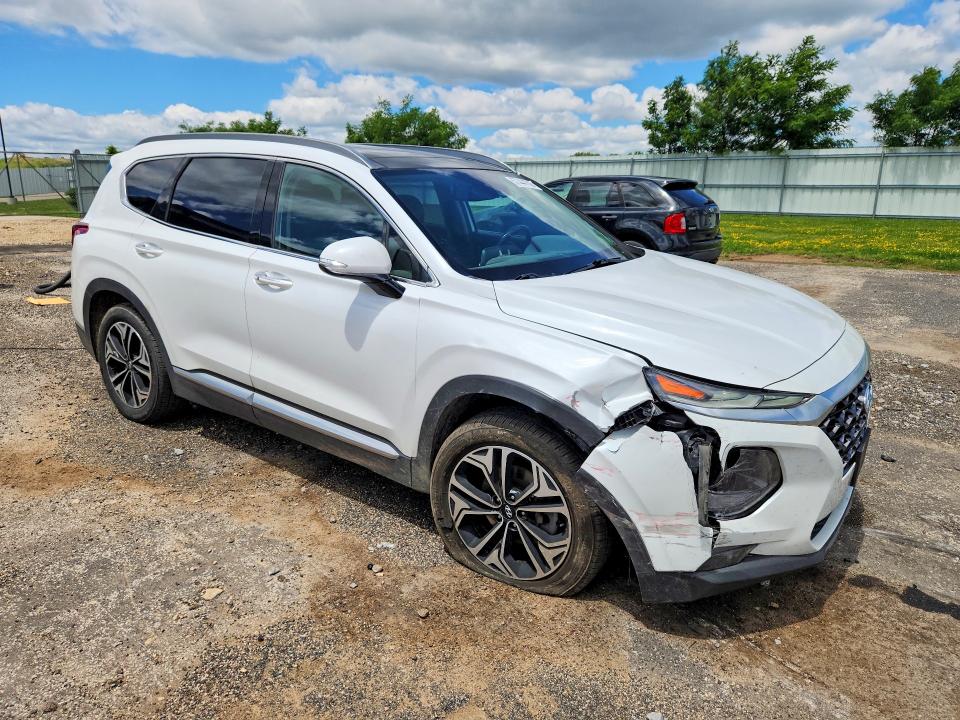57444706 :رقم المزاد ، 5NMS5CAA8KH022964 vin ، 2019 Hyundai Santa Fe مزاد بيع