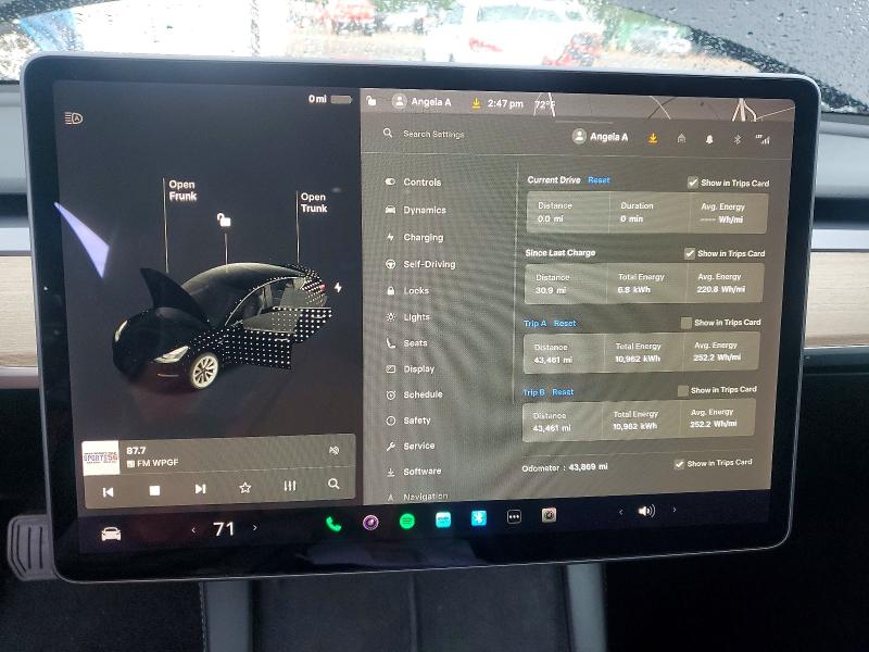 57372166 :رقم المزاد ، 5YJ3E1EB6MF974989 vin ، 2021 Tesla Model 3 مزاد بيع