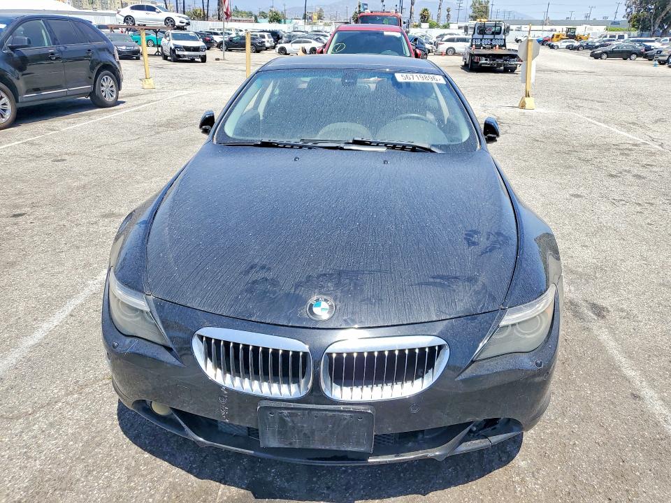 2006 Bmw 650 მანქანა იყიდება აუქციონზე, vin: WBAEH13416CR50861, აუქციონის ნომერი: 56719896