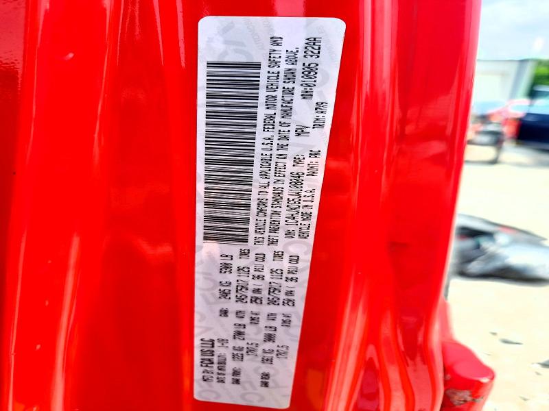 2018 Jeep Wrangler Unlimited მანქანა იყიდება აუქციონზე, vin: 1C4HJXDG5JW108046, აუქციონის ნომერი: 56179666