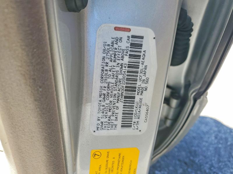 Продажа на аукционе авто 2002 Lexus Ls, vin: JTHBN30F220054143, номер лота: 56086566