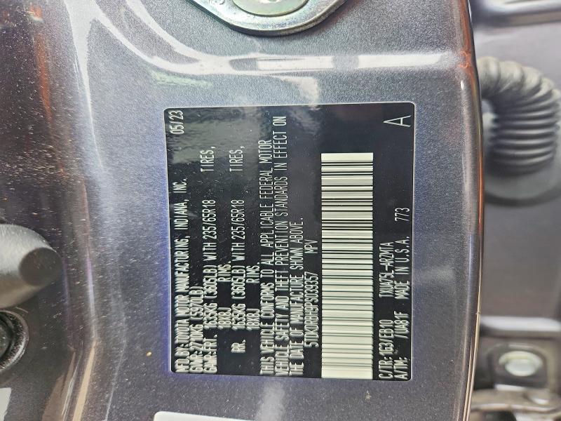 Aukcja sprzedaży 2023 Toyota Highlander, vin: 5TDKDRBH9PS039357, numer aukcji: 58237786