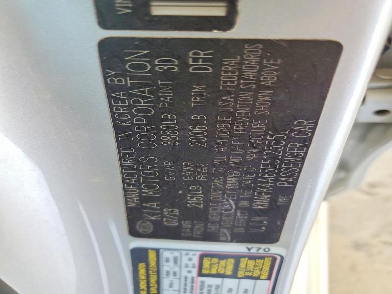 Продажа на аукционе авто 2014 Kia Forte, vin: KNAFK4A65E5125551, номер лота: 58759756