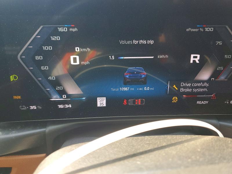57108126 :رقم المزاد ، WBY33HD04SFU48916 vin ، 2025 Bmw I4 مزاد بيع