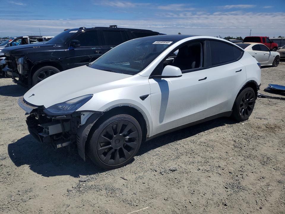 Продажа на аукционе авто 2022 Tesla Model Y, vin: 7SAYGAEE4NF433471, номер лота: 58598956