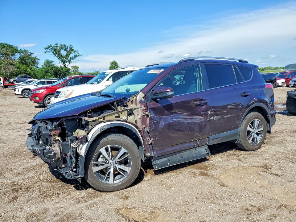 57031406 :رقم المزاد ، 2T3RFREV7HW684504 vin ، 2017 Toyota Rav4 مزاد بيع