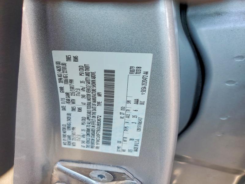 Aukcja sprzedaży 2016 Ford Escape, vin: 1FMCU0F75GUB53672, numer aukcji: 54893116