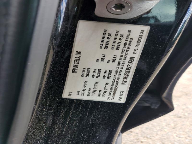 Продажа на аукционе авто 2019 Tesla Model 3, vin: 5YJ3E1EB6KF199901, номер лота: 55425016