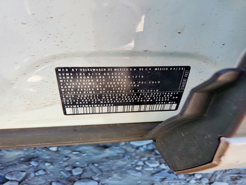 Aukcja sprzedaży 2025 Volkswagen Tiguan, vin: 3VVMR7RM0SM004993, numer aukcji: 55540126