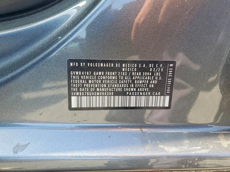 57229816 :رقم المزاد ، 3VWBX7BU4SM064388 vin ، 2025 Volkswagen Jetta مزاد بيع