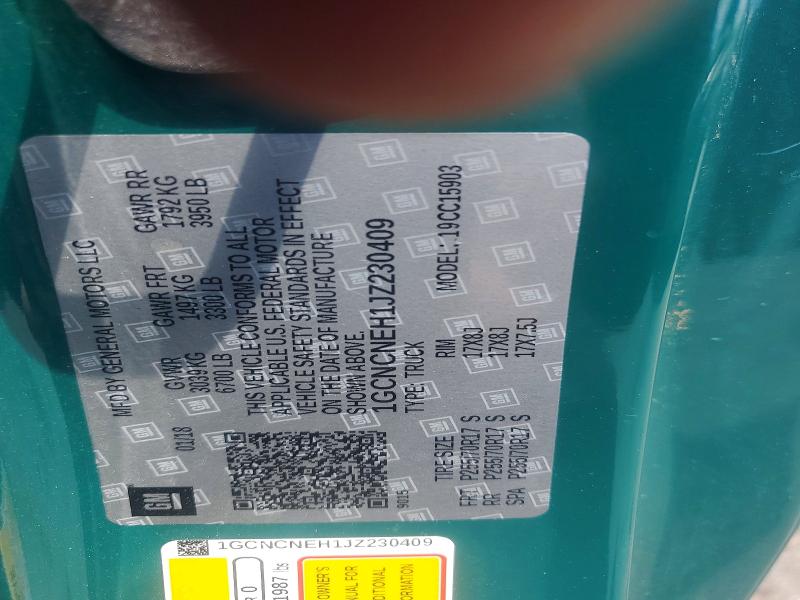 Aukcja sprzedaży 2018 Chevrolet Silverado, vin: 1GCNCNEH1JZ230409, numer aukcji: 56961636