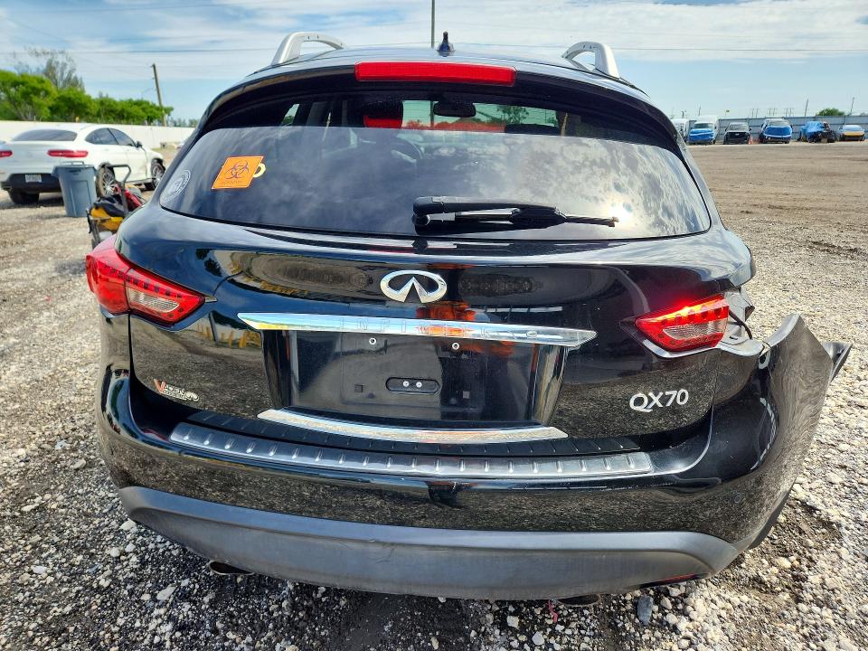 Продажа на аукционе авто 2016 Infiniti Qx70, vin: JN8CS1MU5GM130258, номер лота: 55856496