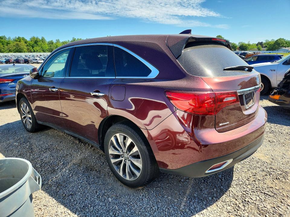 55817346 :رقم المزاد ، 5FRYD4H43GB013051 vin ، 2016 Acura Mdx مزاد بيع