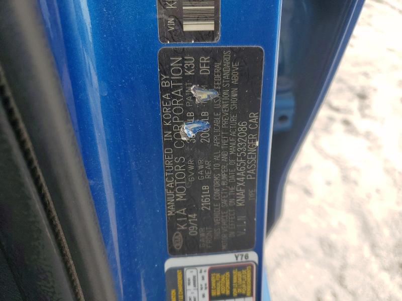 Продажа на аукционе авто 2015 Kia Forte, vin: KNAFX4A65F5332086, номер лота: 55578126
