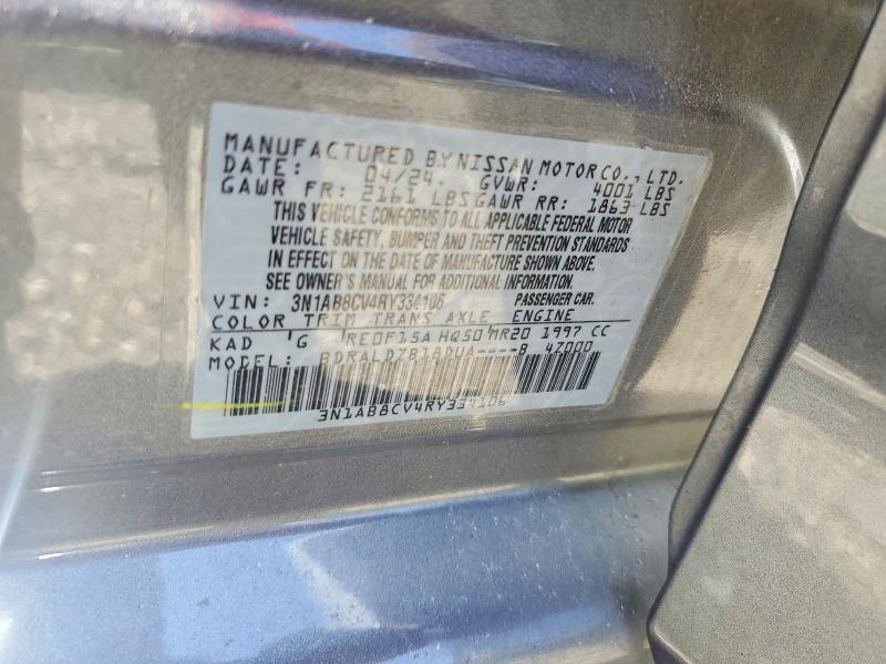 Продажа на аукционе авто 2024 Nissan Sentra, vin: 3N1AB8CV4RY334106, номер лота: 55743416