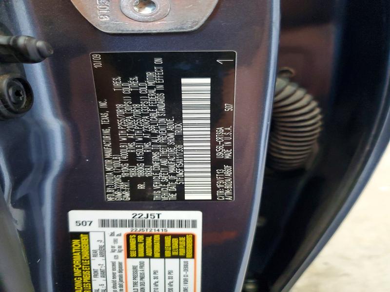 Aukcja sprzedaży 2010 Toyota Tundra, vin: 5TFUW5F15AX117336, numer aukcji: 58510556