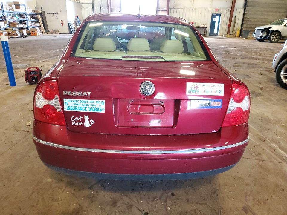 56767796 :رقم المزاد ، WVWPD63B92P304957 vin ، 2002 Volkswagen Passat مزاد بيع