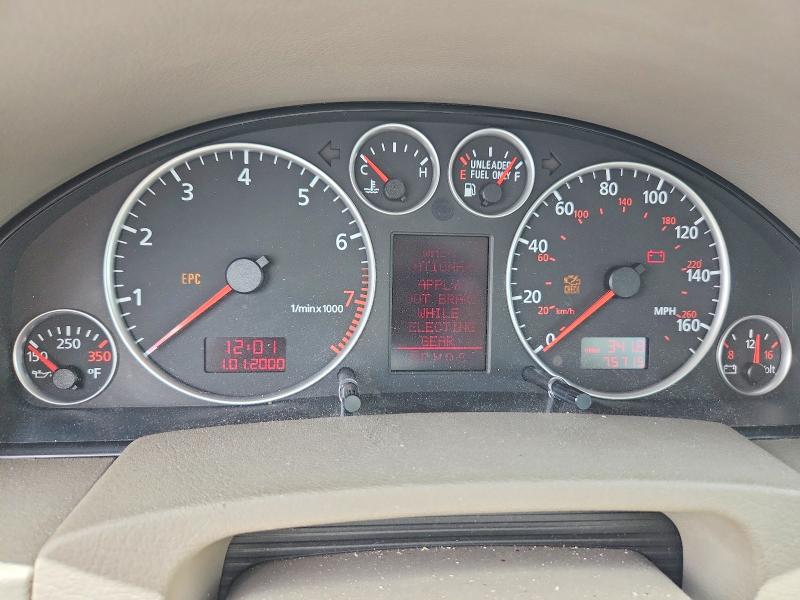 57042636 :رقم المزاد ، WA1YD64B92N102306 vin ، 2002 Audi Allroad مزاد بيع