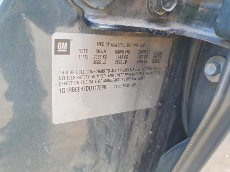 Продажа на аукционе авто 2013 Chevrolet Volt, vin: 1G1RB6E47DU117890, номер лота: 55841236