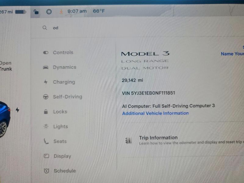 Продажа на аукционе авто 2022 Tesla Model 3, vin: 5YJ3E1EB0NF111851, номер лота: 55961606