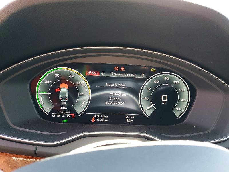 58469056 :رقم المزاد ، WA1G2AFY0M2047707 vin ، 2021 Audi Q5 E مزاد بيع