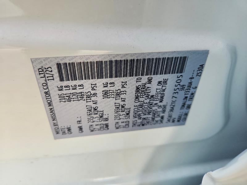 Продаж на аукціоні авто 2026 Nissan Rogue, vin: 5N1BT3BA2TC735505, номер лоту: 56874806