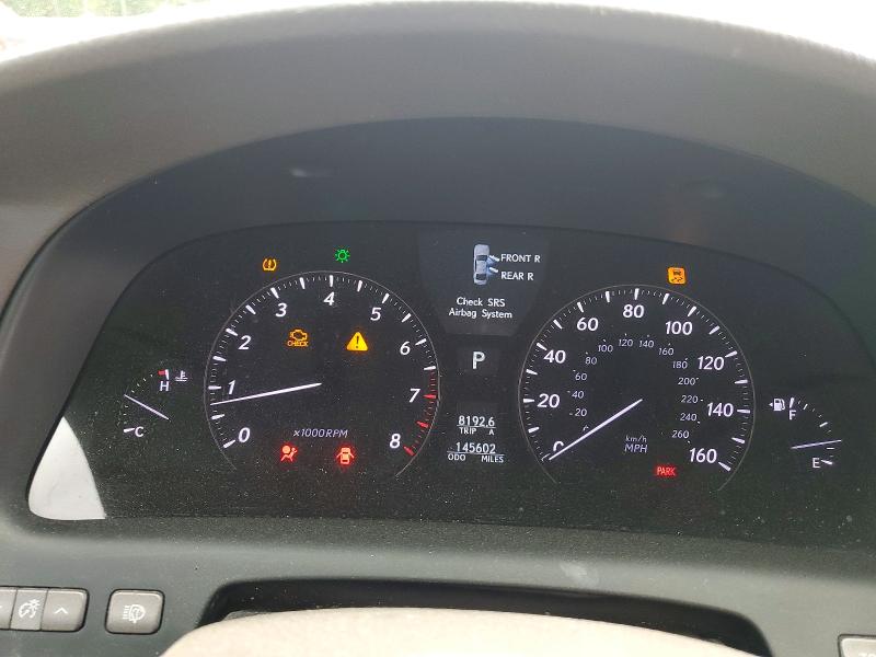 58638836 :رقم المزاد ، JTHBL46F195091278 vin ، 2009 Lexus Ls مزاد بيع