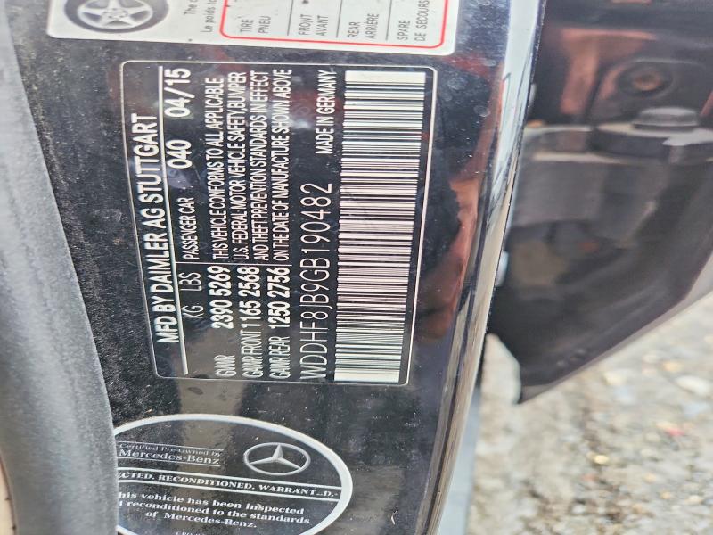 Aukcja sprzedaży 2016 Mercedes-benz E, vin: WDDHF8JB9GB190482, numer aukcji: 58633726