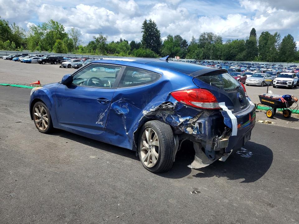 2016 Hyundai Veloster მანქანა იყიდება აუქციონზე, vin: KMHTC6AD4GU274325, აუქციონის ნომერი: 55870456