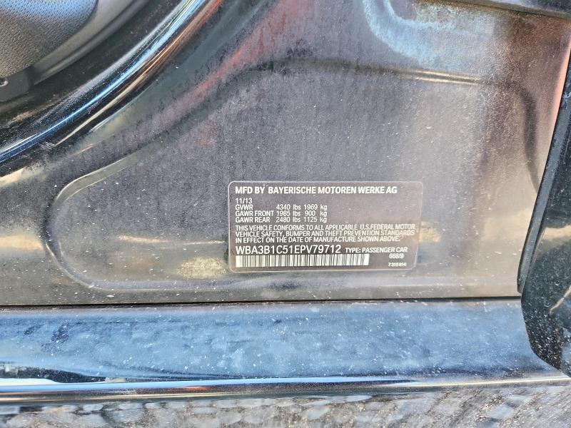 Продажа на аукционе авто 2014 Bmw 320, vin: WBA3B1C51EPV79712, номер лота: 55410796