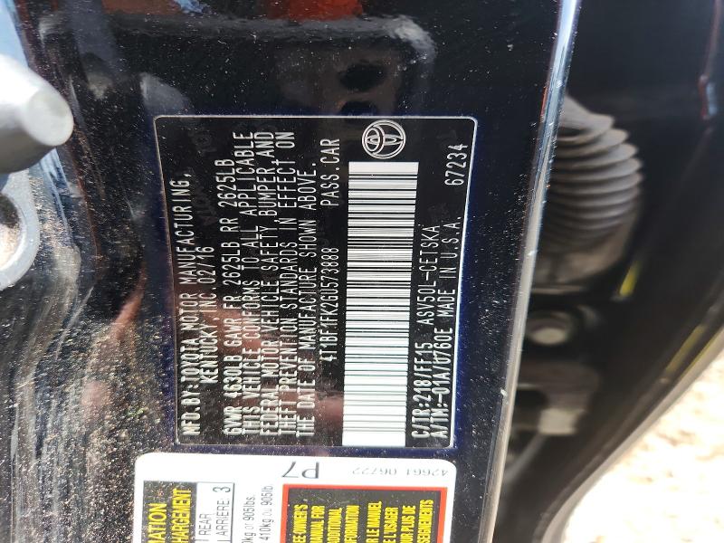 Продаж на аукціоні авто 2016 Toyota Camry, vin: 4T1BF1FK2GU573888, номер лоту: 59281966