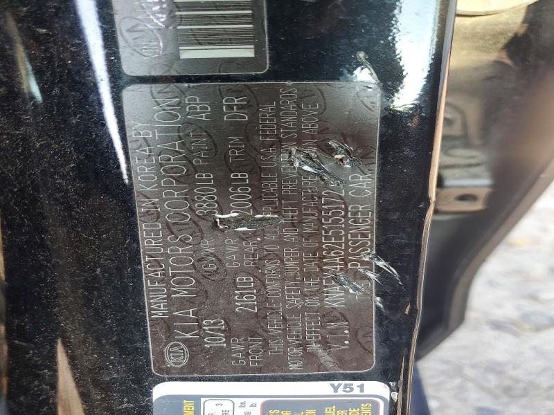 59091366 :رقم المزاد ، KNAFX4A62E5155172 vin ، 2014 Kia Forte مزاد بيع