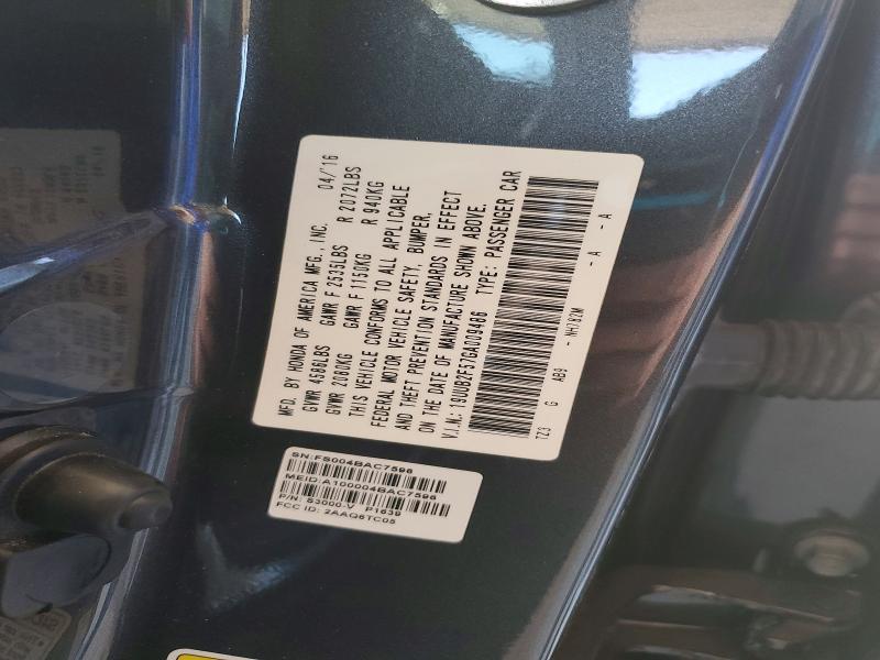2016 Acura Tlx მანქანა იყიდება აუქციონზე, vin: 19UUB2F57GA009486, აუქციონის ნომერი: 55629696
