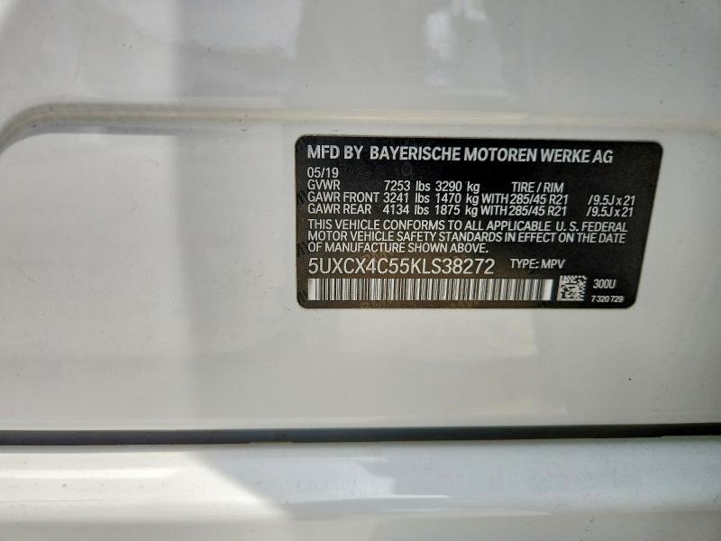 Продажа на аукционе авто 2019 Bmw X7, vin: 5UXCX4C55KLS38272, номер лота: 56181996