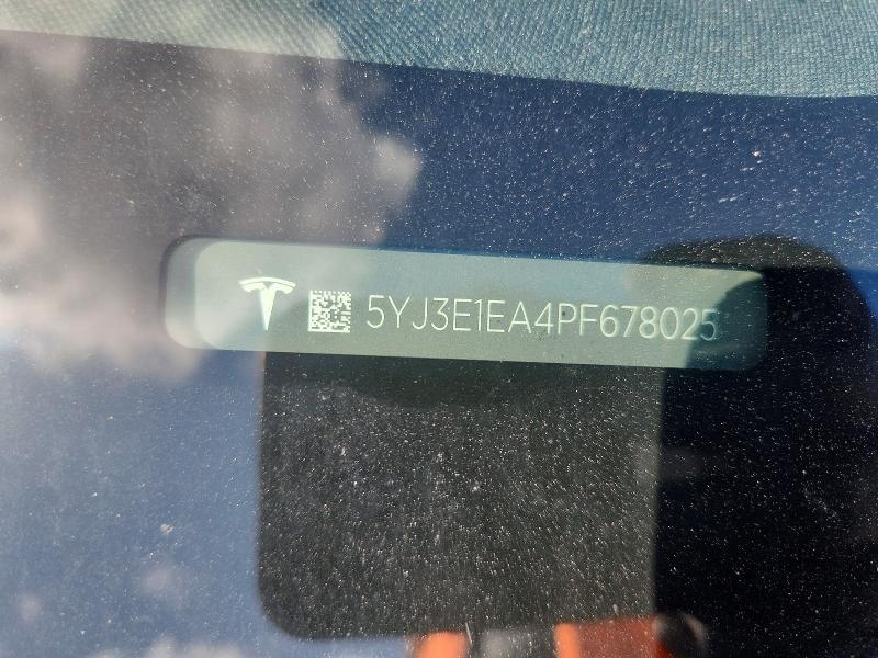 Продаж на аукціоні авто 2023 Tesla Model 3, vin: 5YJ3E1EA4PF678025, номер лоту: 56521556
