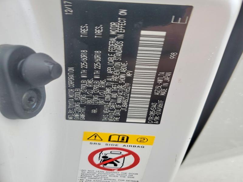 Aukcja sprzedaży 2018 Lexus Nx 300, vin: JTJBARBZ2J2165279, numer aukcji: 58263866